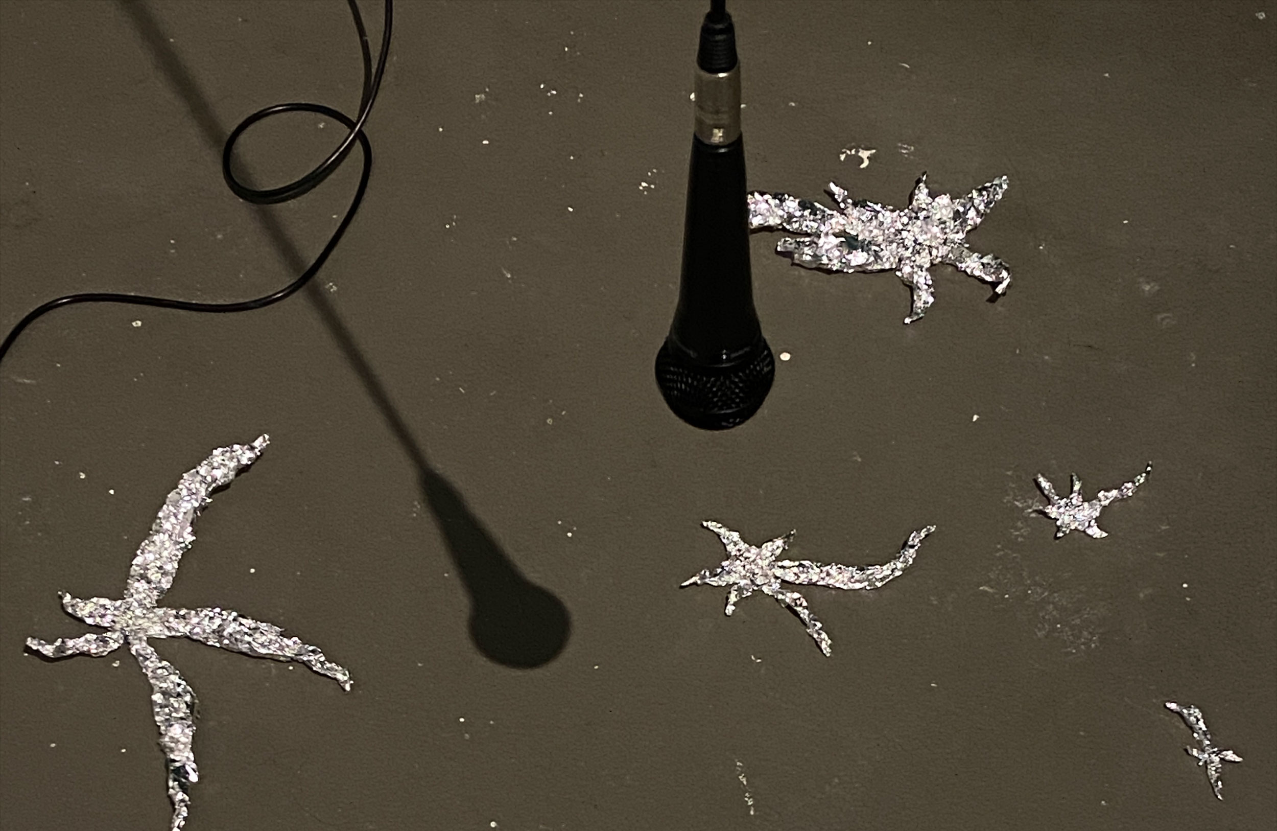 presentació de la instal·lació "del més enllà" de teresa w ･*:｡.｡:*･゜ﾟ･* a la Sala d'Art Jove, en el marc del Premi Art Jove Creació 2024